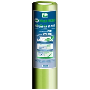 Film verde per serre, larghezza 2 m, area 226 mq. Accessorio per il giardino.