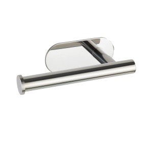 Porta carta igienica Wenko Orea Shine in acciaio inox lucido.