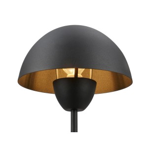 Lampada da tavolo Brilo Interruttore a cavo E14 Attacco Ø 18,8x28,2 cm Nero