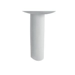 t.b.t. Colonna lavabo bagno, ceramica bianca.