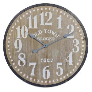 Orologio da parete Perseo Ø 60 cm legno