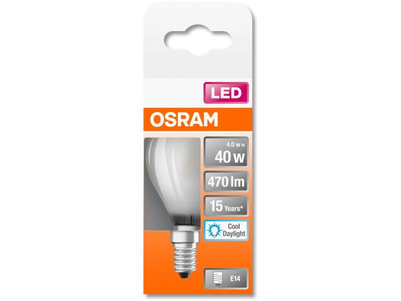 OSRAM Lampadina LED Tubolare Stick, 75W 4000K E14