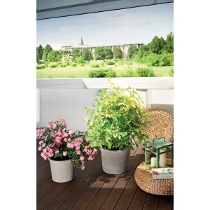 Vaso per piante Deroma Cilindro Primitivo Ø 33 cm grafite