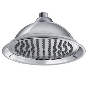 Soffione fisso t.b.t., cromato per doccia.