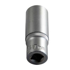 Bussola esagonale lunga 17 mm attacco F 3/8"