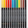LYRA Aqua Brush Duo, 12 pennarelli in colori assortiti, ideali per dipingere e disegnare.
