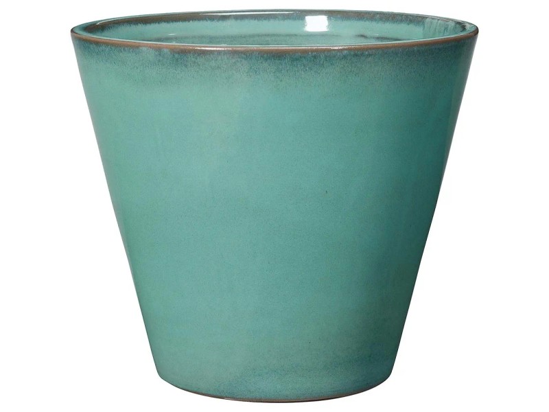 Vaso In Terracotta Naturale – Misura 26-27,5 X 23 Cm Con Foro Di Drenaggio