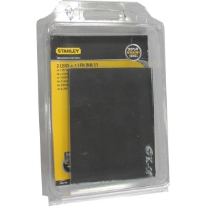 Accessori per saldatura Stanley: 2 lenti + 1 filtro DIN 11 in set.