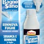 Pattex Rinnova Fughe per giunti bagno, silicone e sigillante bianco in dispenser.