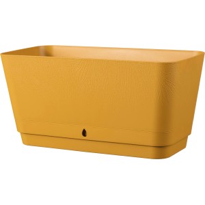 Cassetta per piante t.b.t. gialla per giardino o balcone.