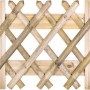 Pannello di recinzione in legno con motivo a rombi per il giardino.