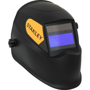 Casco per saldatura Stanley con oscuramento automatico, DIN 9-13, per una protezione ottimale.