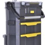 Stanley carrello officina 2 in 1 con organizer, grigio/giallo.