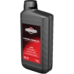 Olio motore 4 tempi Briggs & Stratton, 1 litro, per tosaerba e attrezzi da giardino.