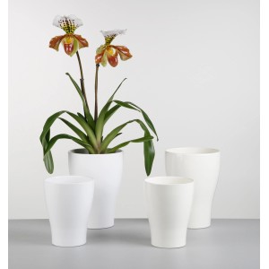 Vasi per orchidee Scheurich 608 Panna, varie dimensioni. Vasi in ceramica per orchidee.