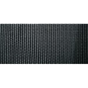 Dettaglio del tessuto nero frangivista t.b.t. per arelle.