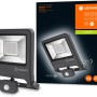 Faretto da esterno a LED Ledvance Endura Flood 50W con sensore, grigio scuro. Proiettore per esterni.