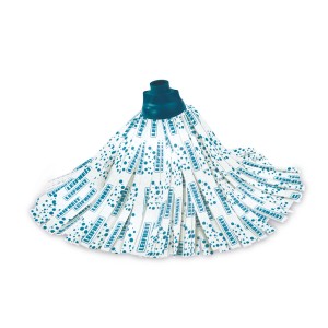 Ricambio in viscosa per mocio Leifheit Classic per pulizia, lavabile a 60°C.