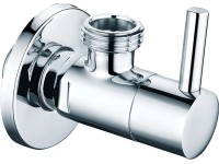 Rubinetto Arresto Universale 1/2 X 3/4 - Valvola Angolare Per Lavatrice E Lavastoviglie, Doppio Controllo, Cromato - Foto 3