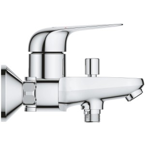 Miscelatore monocomando per vasca Grohe Swift, cromo, per montaggio a parete. Rubinetto bagno con finitura Long-Life.