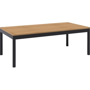 Salotto da giardino Lankin in alluminio con cuscini poliestere beige 3 posti