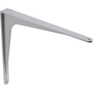 Mensola per carichi pesanti OBI Hercules, alluminio, 400x350 mm, per scaffali ad alta portata.