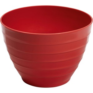 Bicchiere per gesso LUX Classic rosso (Ø 125 mm) in plastica per miscelare gesso e stucco.
