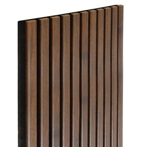 Pannello fonoassorbente decorativo Camrgue marrone 240x30 cm Sp. 19 mm
