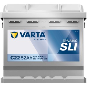 Batteria auto Varta 52Ah Sli C22