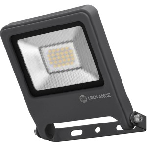 Faretto da esterno a LED Ledvance Endura Flood, 20W, grigio scuro, 4000K, per uso esterno.