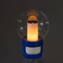 t.b.t. per la regolazione del pH in una sfera di vetro con base blu.