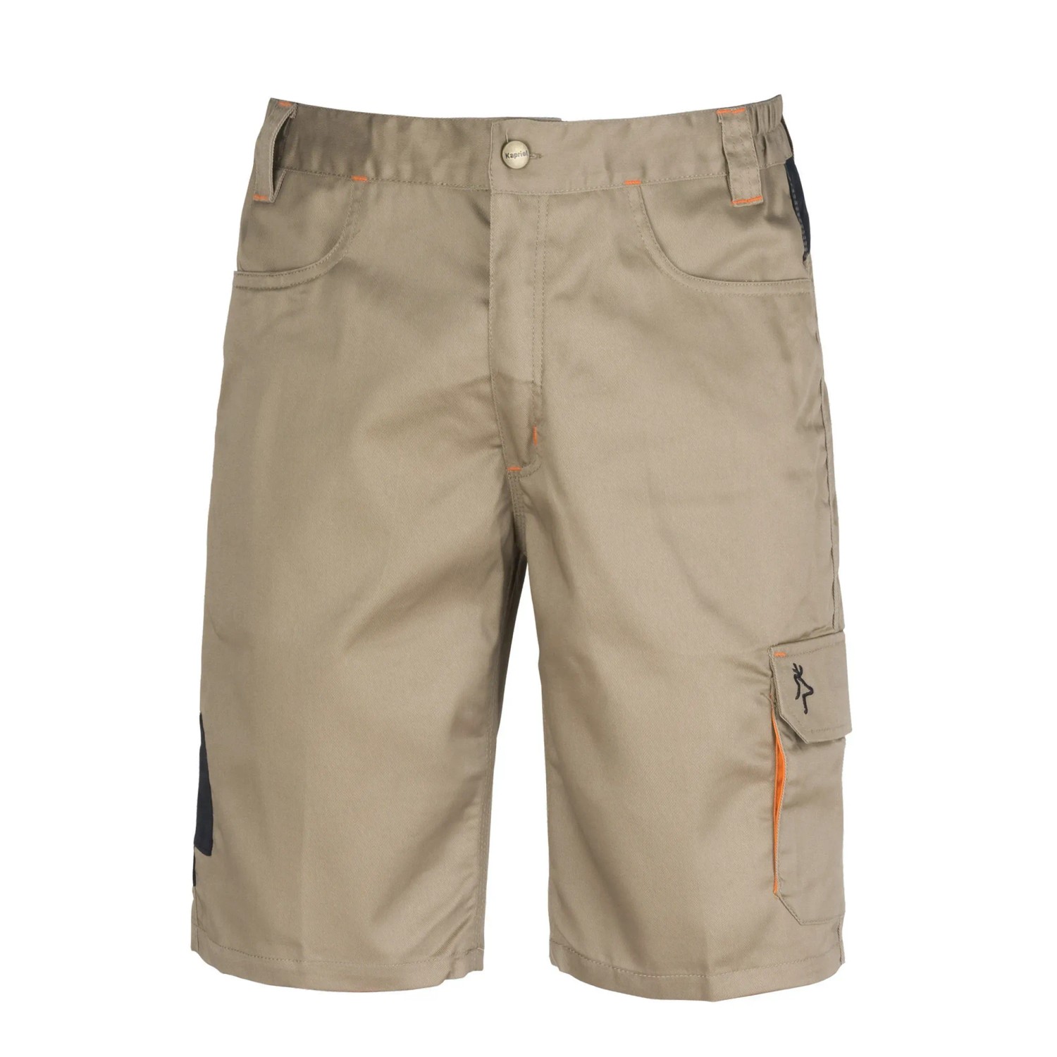 Pantaloncini da lavoro t.b.t. beige, categoria abbigliamento da lavoro.