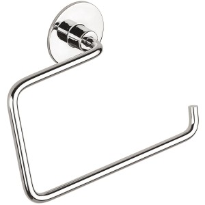 Porta asciugamani t.b.t. in cromo lucido per il bagno.
