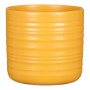 Vaso per fiori Scheurich Cottage color Curcuma, Ø 12cm, design a coste.