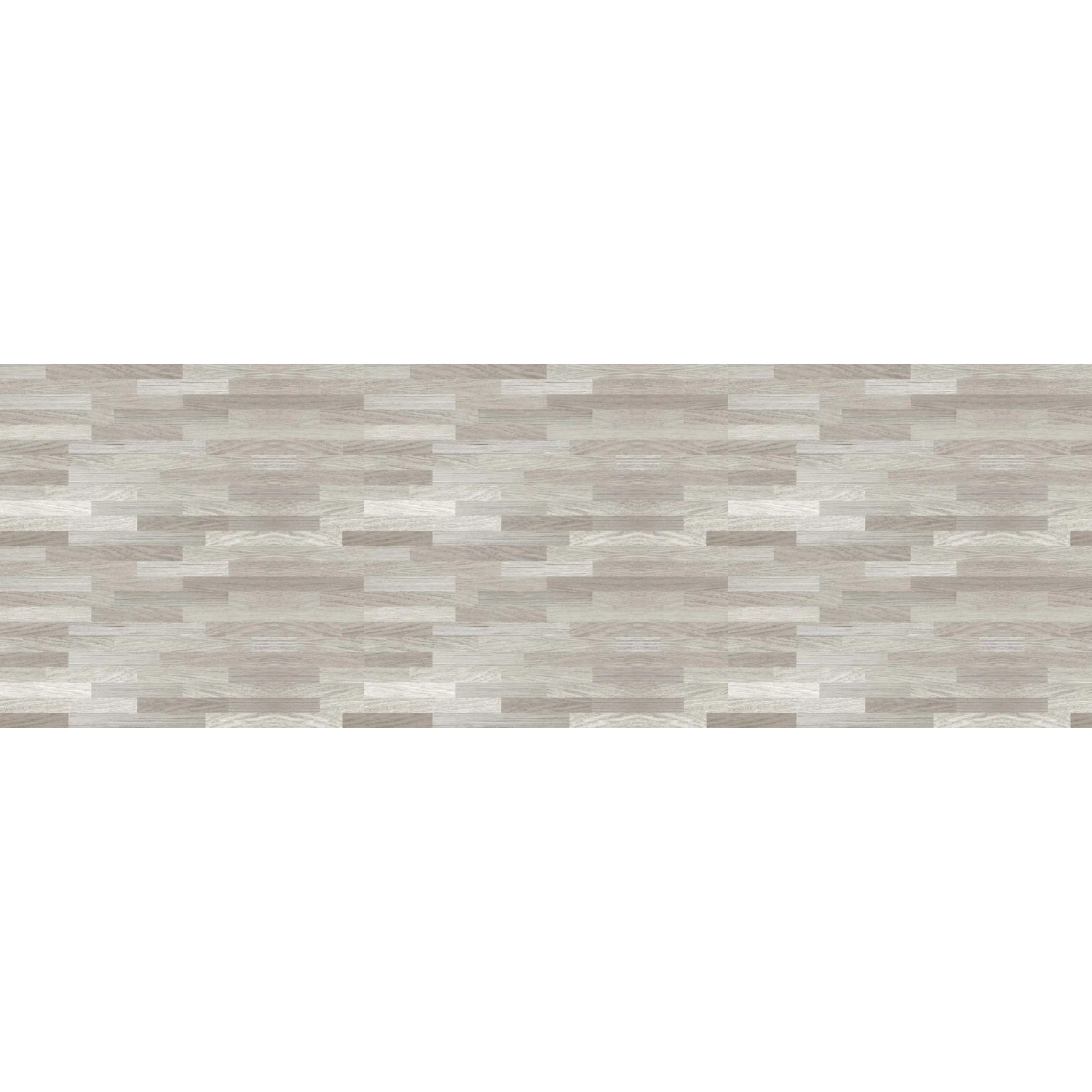 Paraschizzi in legno chiaro con venature orizzontali.