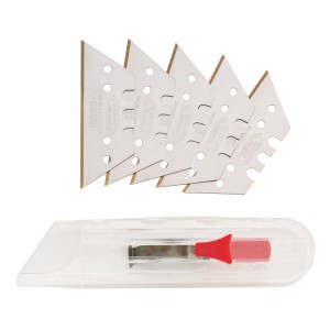 Lame trapezoidali LUX Comfort, 0.4mm, 5 pezzi con scatola.