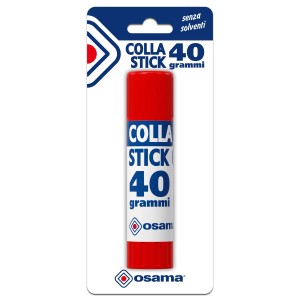 Colla stick, 40g, senza solventi, per carta, cartone e foto. Ideale per scuola e ufficio.