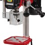 Trapano a colonna Einhell TC-BD 500 rosso/nero con tavolo di foratura e protezione trucioli.