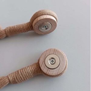 Calamita per tende intreccio 40 cm iuta