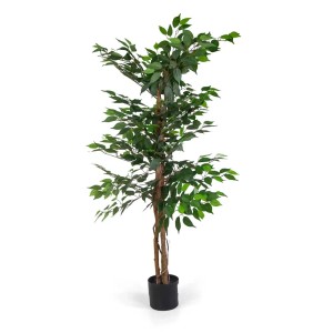 Pianta artificiale in plastica ficus h150 cm