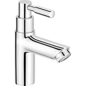 Rubinetto acqua fredda cromato baliv KV-4030 per lavabo design telescopico.