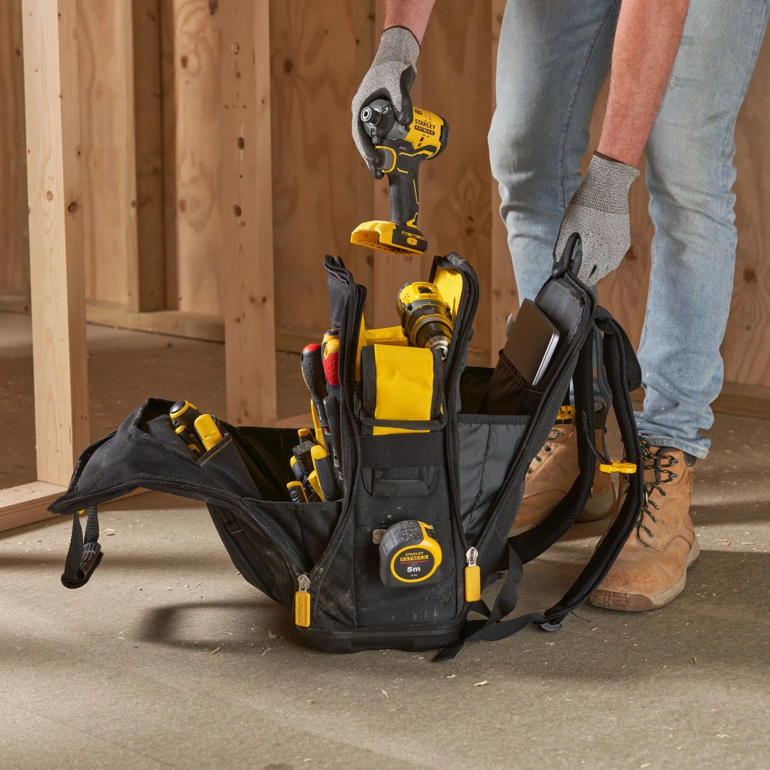 Zaino porta utensili Stanley Quick Access_4