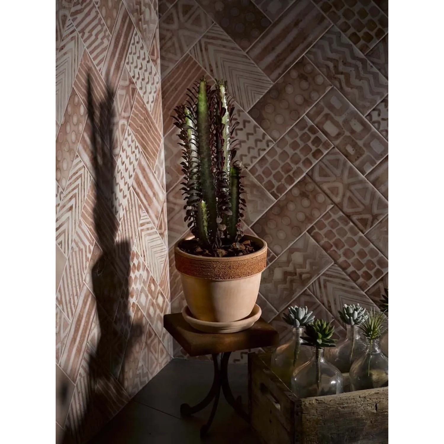 Vaso per piante Patavium in terracotta graffiato ø 16 cm_2