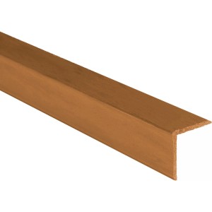 Profilo decorativo t.b.t. marrone a forma di L per angoli interni.