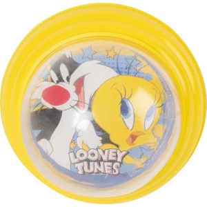 Campanello per bici giallo con design Looney Tunes (Silvestro e Titti).