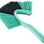 Leifheit Dusty spazzola manuale per pareti e soffitti, manico verde menta con setole nere e verde menta.