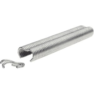 Dettaglio di Sparachiodi t.b.t.: Graffette argentate per diverse applicazioni.