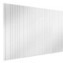 Parete posteriore per legnaia Biohort Woodstock 300 grigio quarzo metallizzato