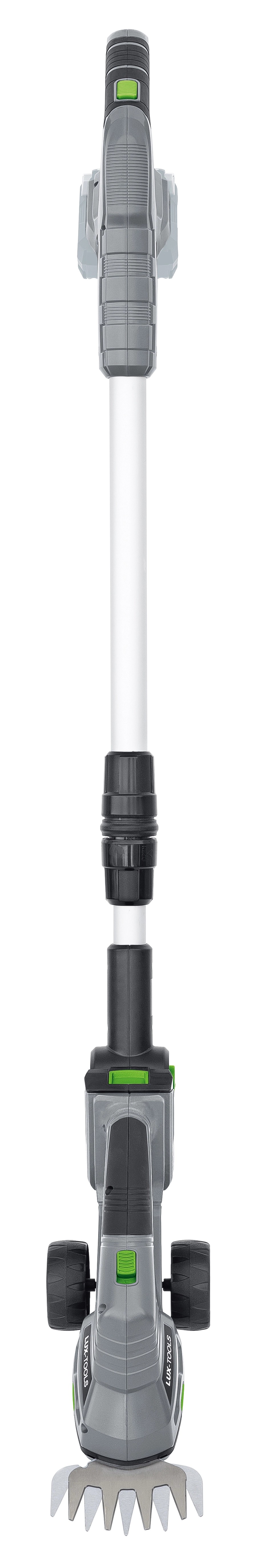 Cesoie Erba Batteria 7.2V - Tagliaerba E Tagliasiepi, Manico Telescopico, 2 Lame - Foto 2