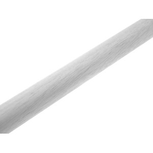 Dettaglio di una barra per tende bianca. Accessorio per tende.